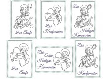 Stickserie ITH - Postkarten Moments with Jesus